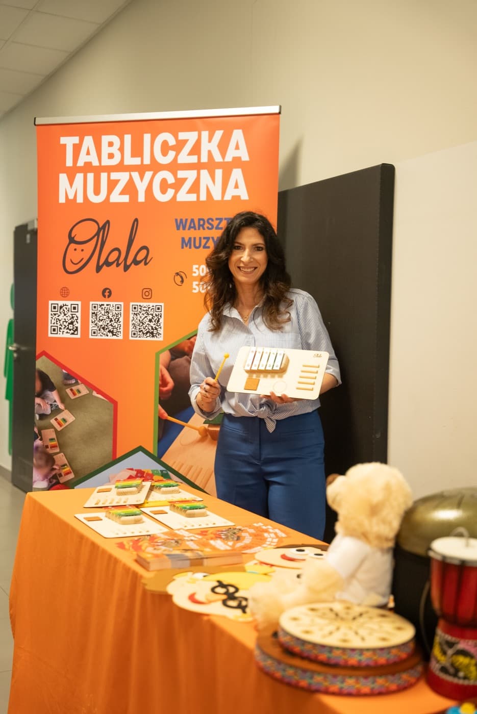 Prezentacja pomocy dydaktycznych podczas wydarzenia BIRE